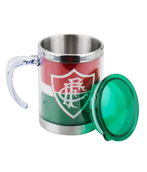 Imagem de Caneca Térmica Com Tampa 450Ml - Fluminense