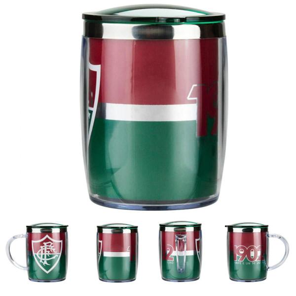 Imagem de Caneca Térmica Com Tampa 450ml Fluminense REF.:QH002L-6-B