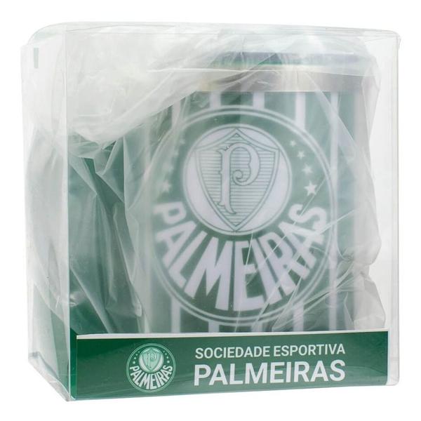 Imagem de Caneca Térmica Com Tampa 450ml Listrada - Palmeiras