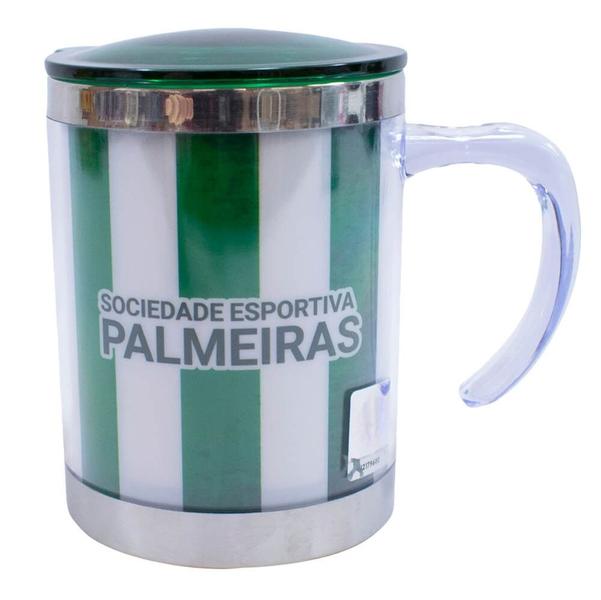 Imagem de Caneca Térmica Com Tampa 450ml Listrada- Palmeiras