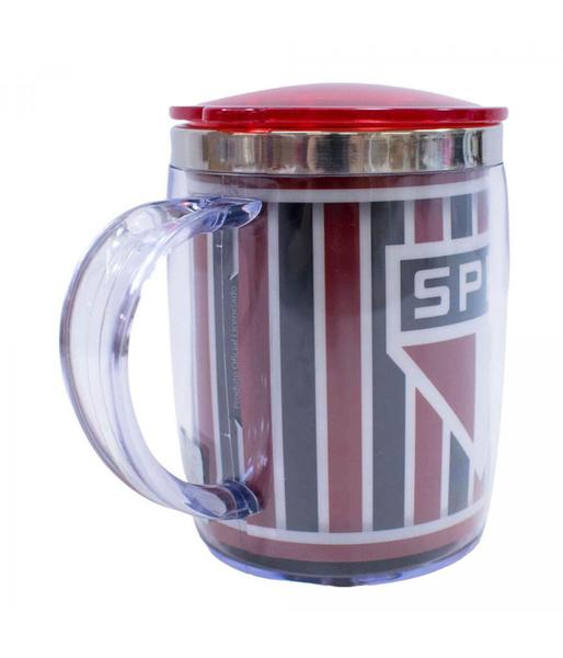 Imagem de Caneca Térmica Com Tampa 450ml São Paulo - Qh002e-2-b F1w - Mileno