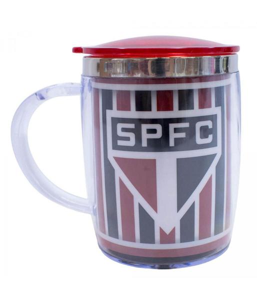 Imagem de Caneca Térmica Com Tampa 450ml São Paulo - Qh002e-2-b F1w - Mileno