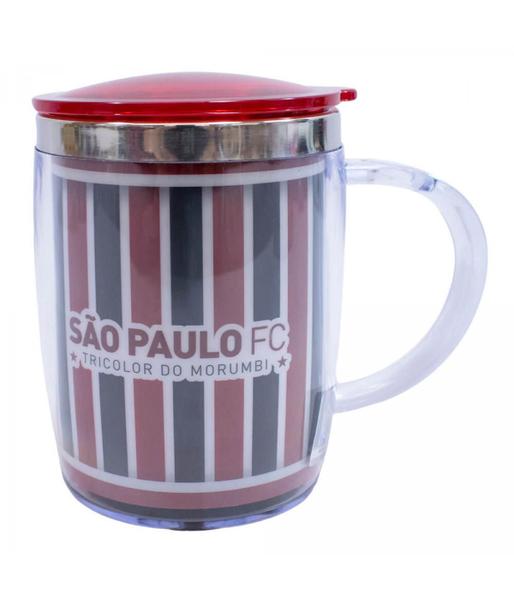 Imagem de Caneca Térmica Com Tampa 450Ml São Paulo - Qh002E-2-B F1W