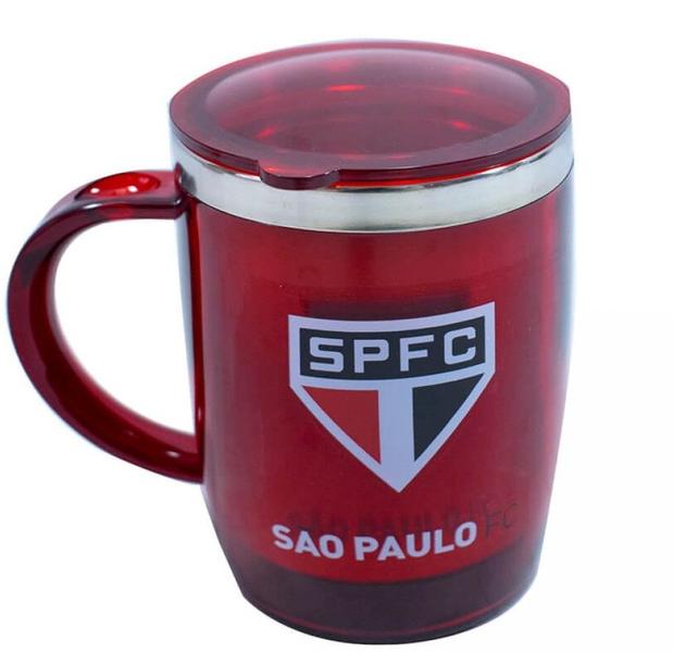 Imagem de Caneca Térmica Com Tampa 450ml São Paulo SPFC