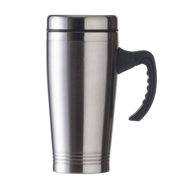 Imagem de Caneca Termica Com Tampa Aço Inox 500ml Bebida Fria/quente