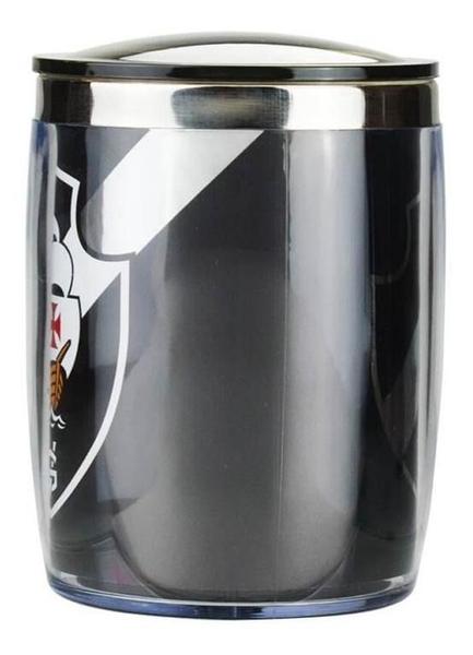 Imagem de Caneca Térmica Com Tampa Vasco Licenciado 450 Ml Cor Preto