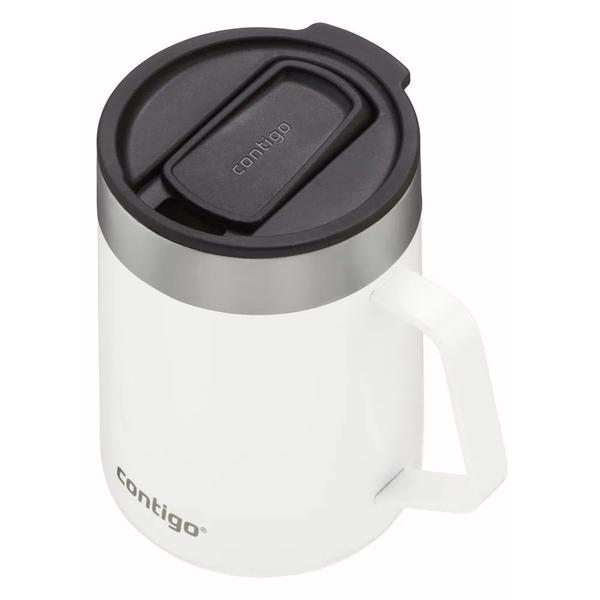 Imagem de Caneca Térmica Contigo Street Inox 414 ml Branca c/ Tampa