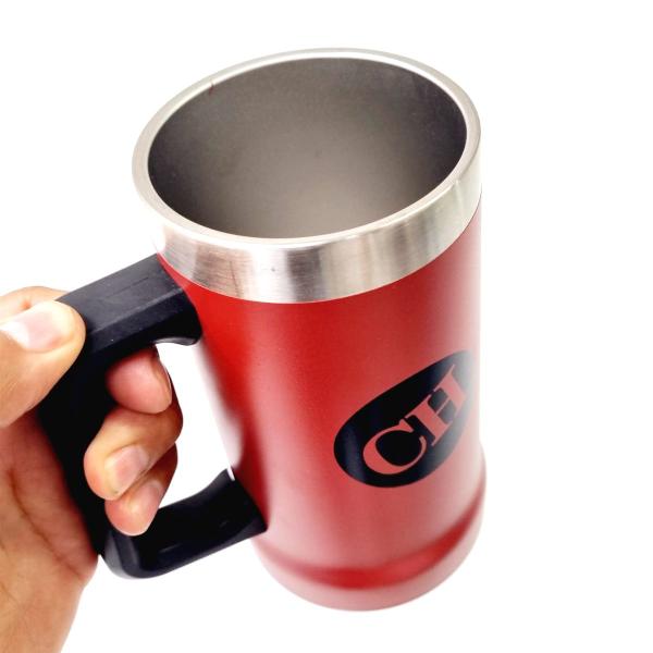 Imagem de Caneca Térmica Copo Grande Inox Para Cerveja Chopp 800ml