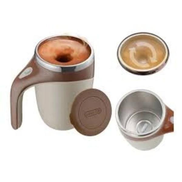 Imagem de Caneca termica copo mixer magnetico automatico 380ml ak3801