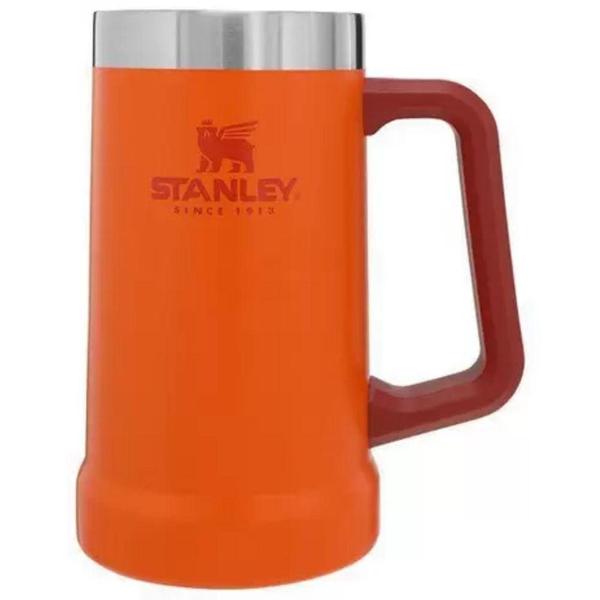 CANECA TÉRMICA DE CERVEJA STANLEY LARANJA 710ml - COD. 8043-00 Imagem de CANECA TÉRMICA DE CERVEJA STANLEY LARANJA 710ml - COD. 8043-00
