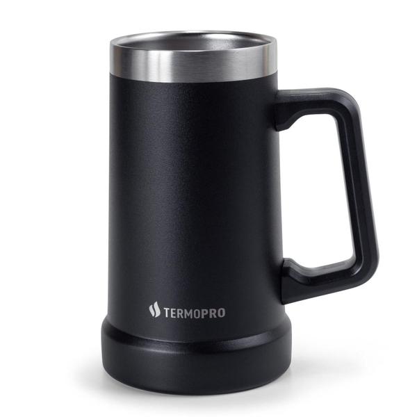 Imagem de Caneca Térmica De Cerveja Termopro 709Ml Black Original