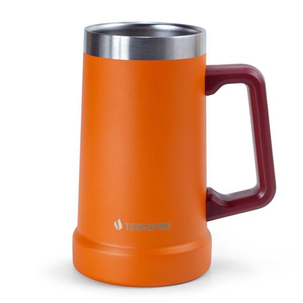 Imagem de Caneca Térmica De Cerveja Termopro 709Ml Orange