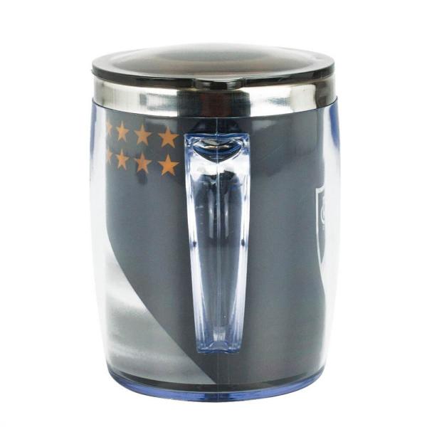 Imagem de Caneca Térmica Inox Faixa Com Tampa 450ml - Vasco Da Gama