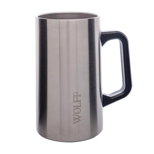 Imagem de Caneca Térmica Para Cerveja De Aço Inox 500Ml - Wolff