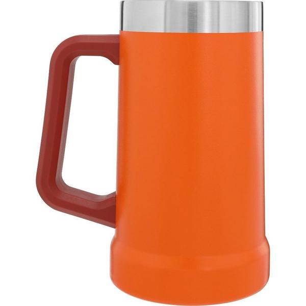 Imagem de Caneca térmica para cerveja ou chopp stanley laranja orange 709ml