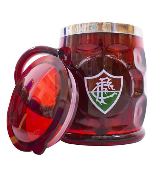 Imagem de Caneca Térmica Relevo Com Tampa 500ML - Fluminense