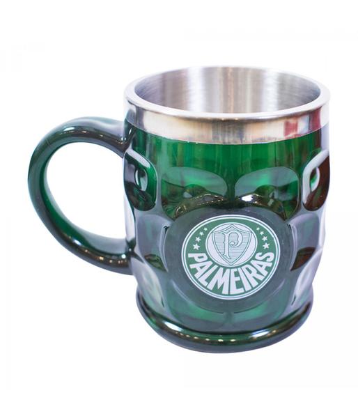 Imagem de Caneca Térmica Relevo Com Tampa 500ML - Palmeiras