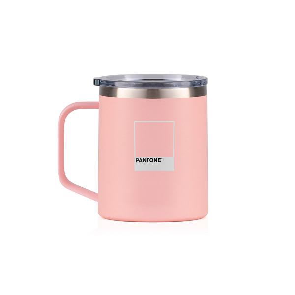 Imagem de Caneca Térmico Rosa Claro Com Tampa 370ml Kouda