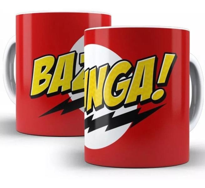 Imagem de Caneca The Big Bang Theory Bazinga Série Geek - Mega Oferta!