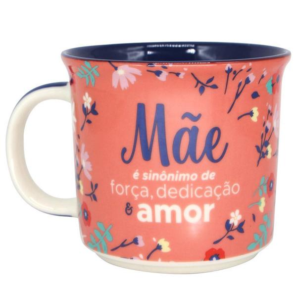 Imagem de Caneca tom 350ml forca, dedicacao e amor