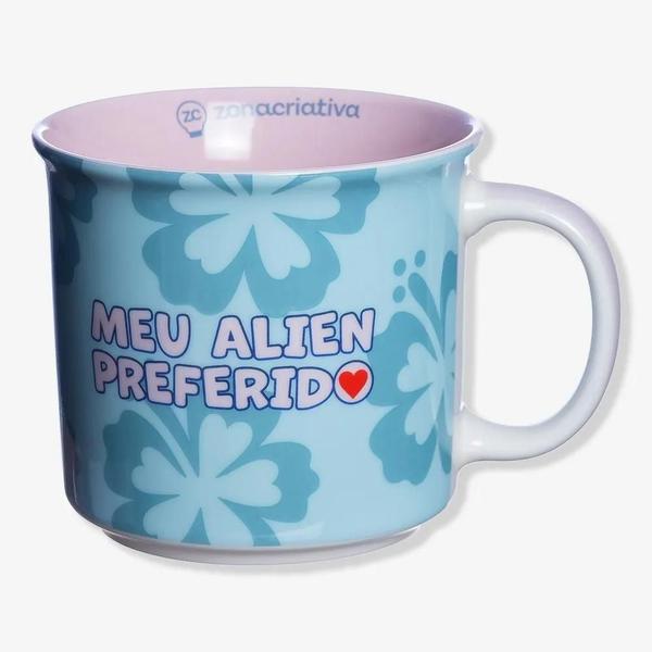 Imagem de Caneca Tom Stitch & Angel Namorados 350ml - Zona Criativa