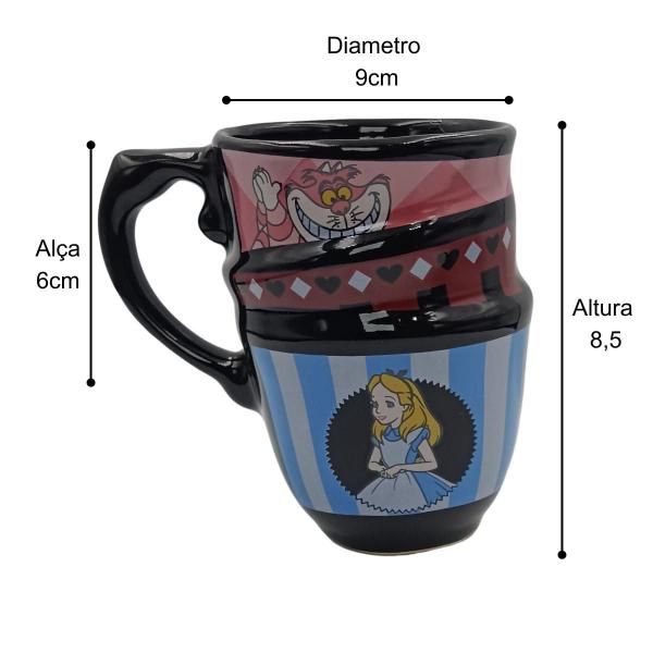 Imagem de Caneca Trio Hora Do Cha 250ml - Produto Oficial Disney