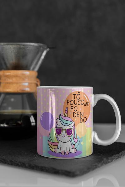 Imagem de Caneca Unicórnio Tô Pouco Me Fudendo