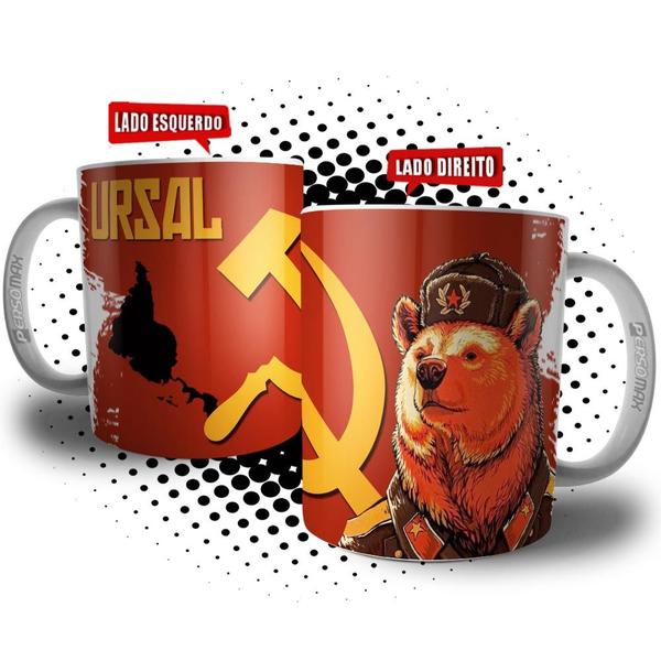 Imagem de Caneca Ursal Meme da União das Repúblicas da América Latina - Xícara Zoeira Divertida Humor