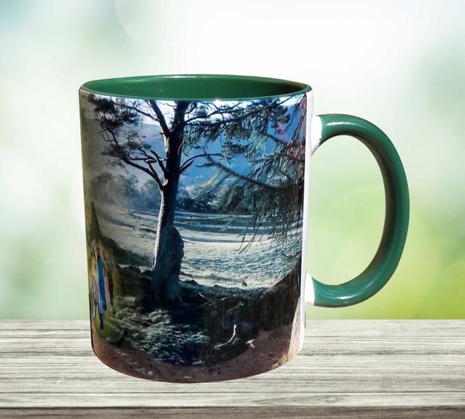 Imagem de Caneca Verde Personalizada Presente Pedras Escócia