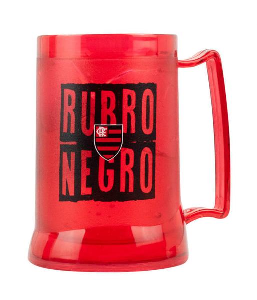 Imagem de Caneca Vermelha Gel Isolante Térmico 400ml Flamengo