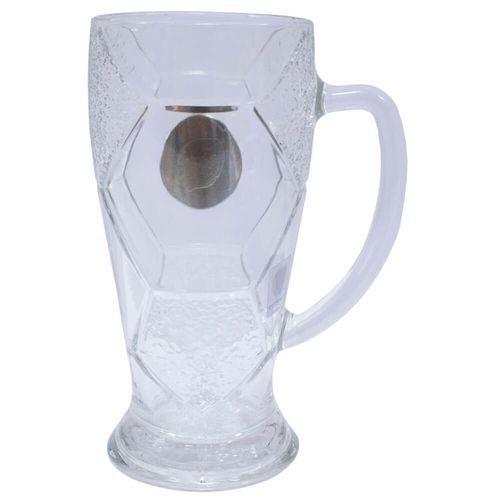 Imagem de Caneca Vidro Bola Futebol 630ml