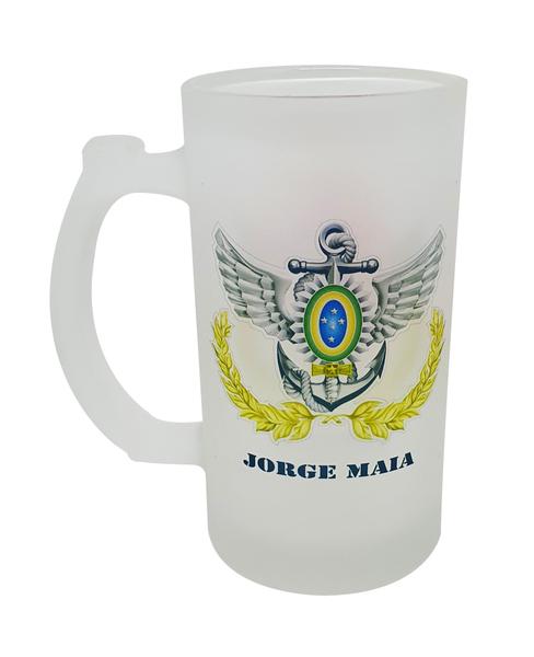 Imagem de Caneca Vidro Chopp Cerveja Personalizada Forças Armadas