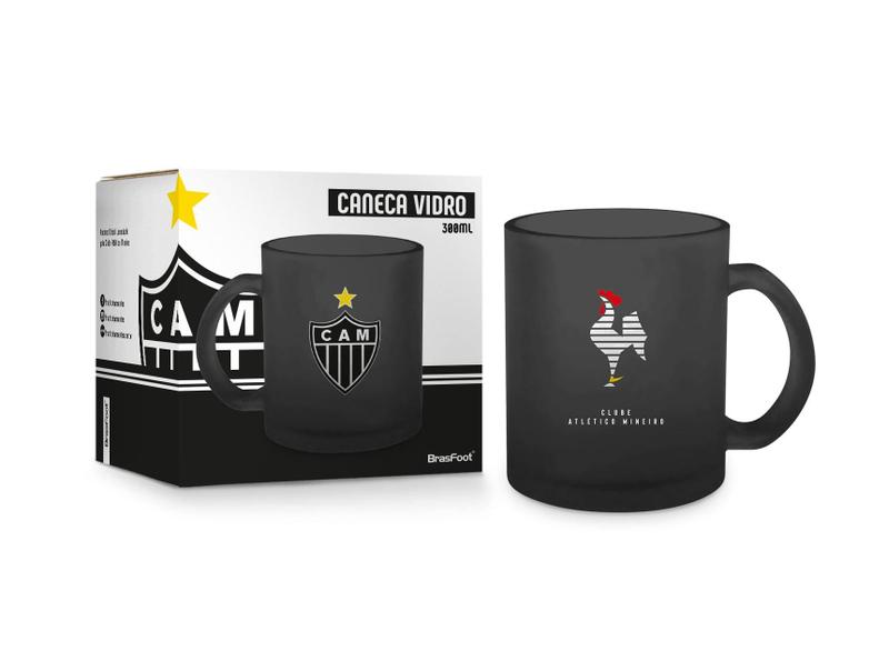 Imagem de Caneca vidro diamond - atletico