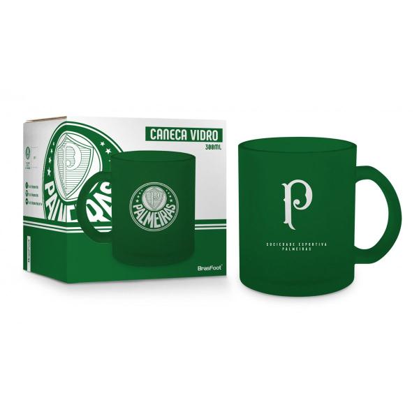 Imagem de Caneca vidro diamond - palmeiras