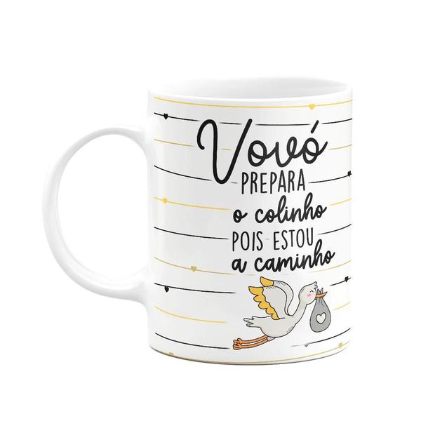 Imagem de Caneca - Vovó, prepara o colinho que estou a caminho!