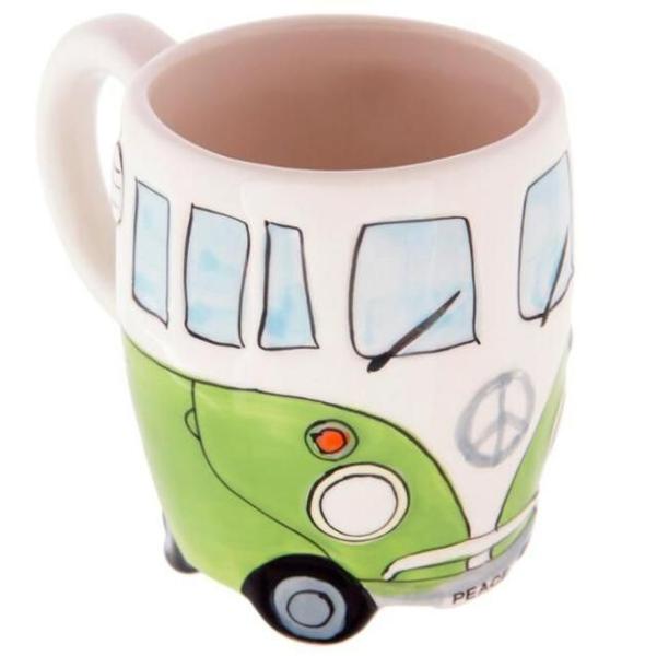 Imagem de Caneca Wokex Creative Hand Painting Double Bus Retro Ceramic 40