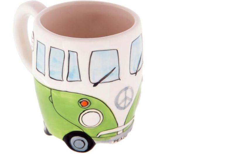 Imagem de Caneca Wokex Creative Hand Painting Double Bus Retro Ceramic 40