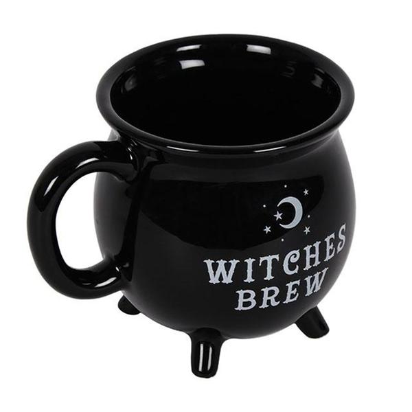 Imagem de Caneca Wokex Witches Brew Cauldron preta New Bone China 100mL