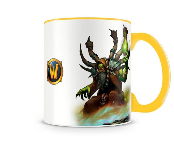 Imagem de Caneca World Of Warcraft Guldan I Amarela