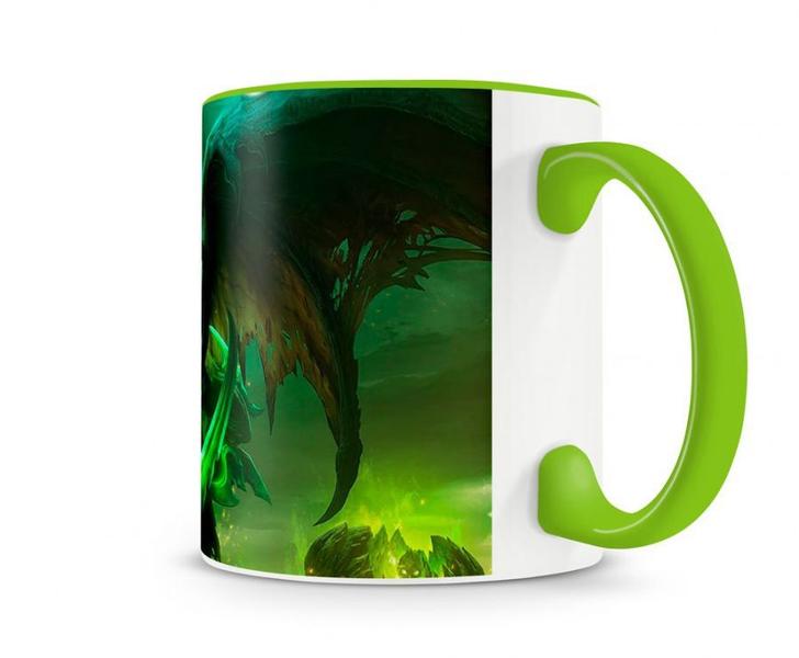 Imagem de Caneca World Of Warcraft Illidan I Verde