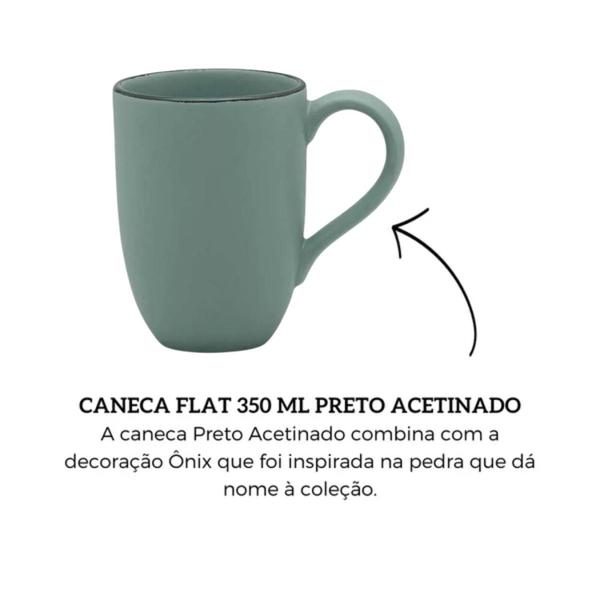 Imagem de Caneca Xicara Cerâmica Chá Café 350Ml Oxford Flat Pacífico