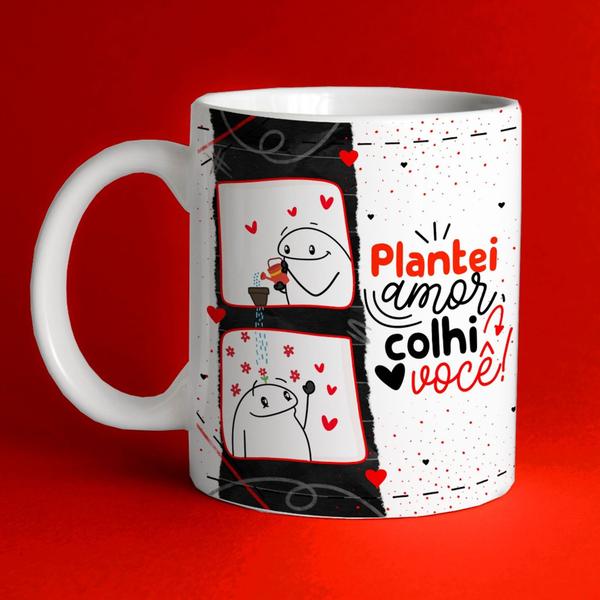 Imagem de Caneca Xícara Dia Dos Namorados Flork Plantei Amor Colhi Você Casal Love Presente - MEGA OFERTA!