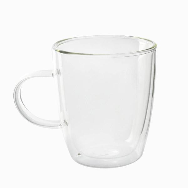 Imagem de Caneca Xícara Parede Dupla De Vidro Café 315Ml 2 Peças