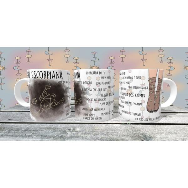 Imagem de Caneca Xícara Personalizada Diversos Modelos  Signo Horóscopo-Porcelana MEGA OFERTA!