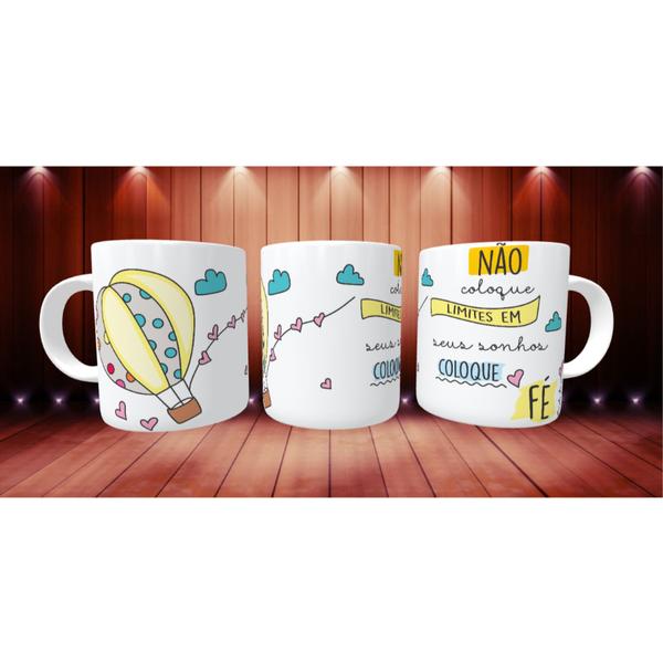 Imagem de Caneca Xícara Personalizada Gratidão Diversos Modelos  Energia Boa Inspiração Porcelana MEGA OFERTA!