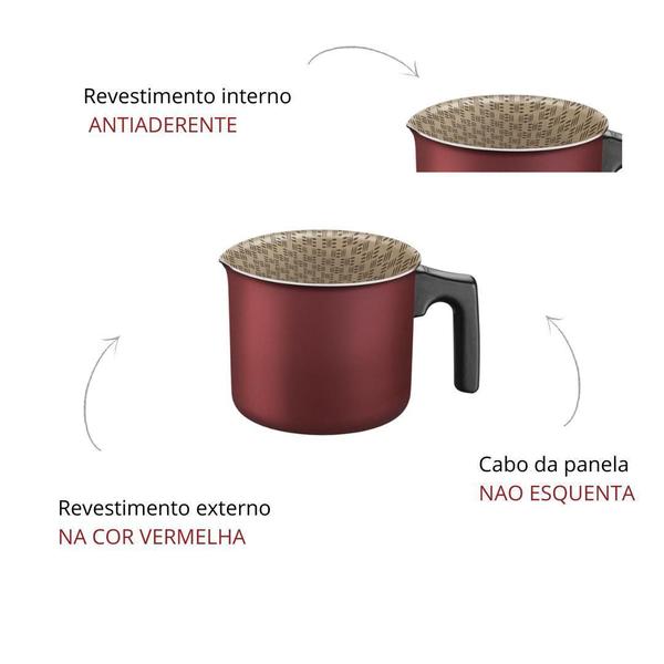 Imagem de Canecao Leitera 1,2L+Frigideira Espatula 22Cm Tramontina