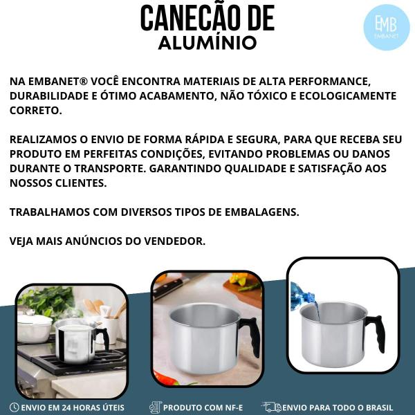 Imagem de Canecao Para Agua Leite Chá Com Cabo De Plastico 14cm 2unds