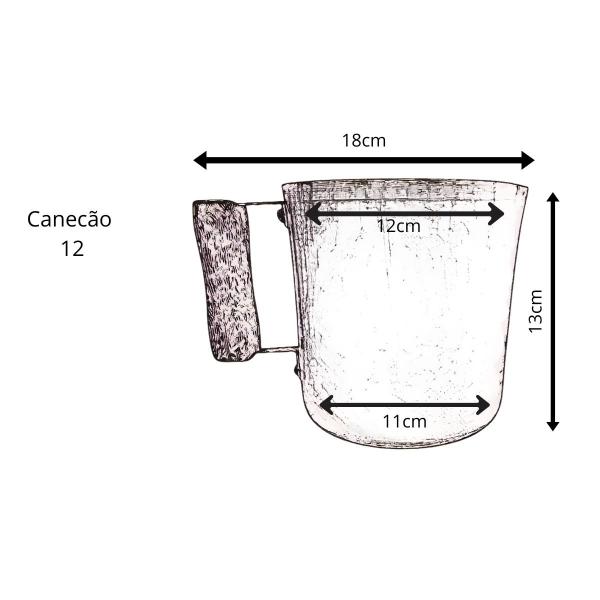 Imagem de Canecão Pequeno Alumínio Reforçado nº12