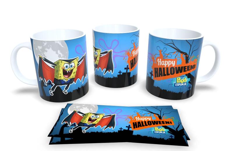 Imagem de Canecas de Porcelana Personalizadas Halloween 3