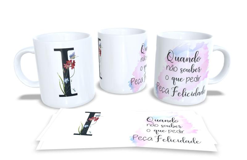 Imagem de Canecas Personalizadas Alfabeto Black com Frases